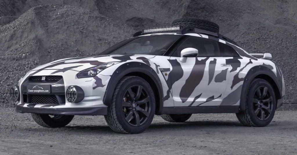 This offroad-spec Nissan GT-R has been nick named the Godzilla 2.0. 