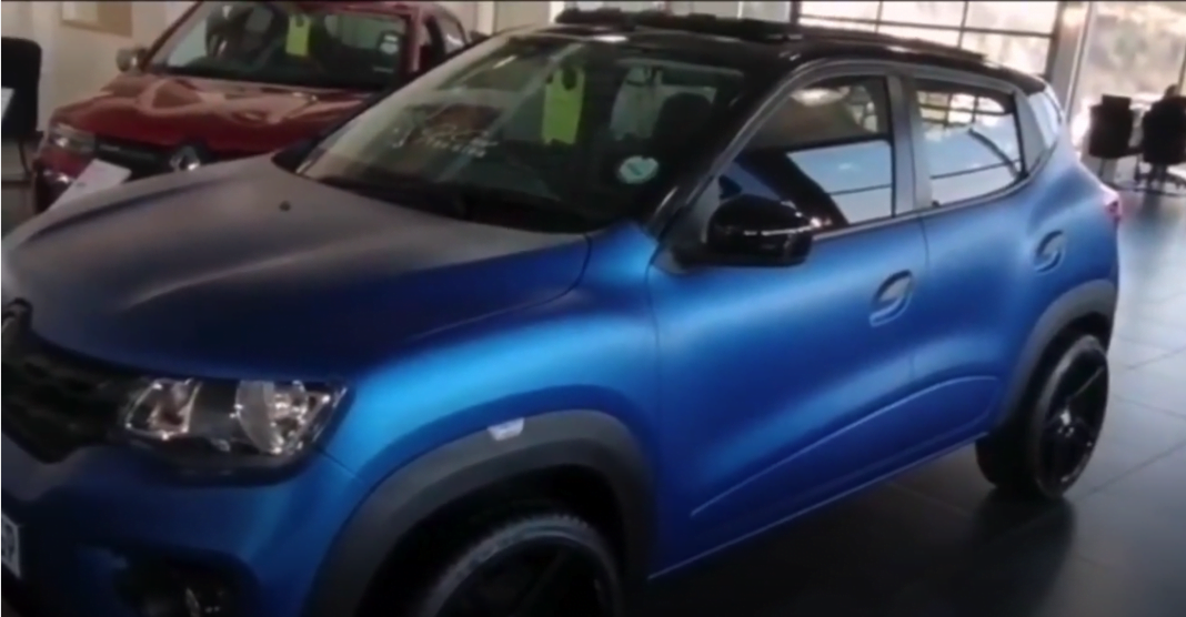 This Modified Renault Kwid Gets Bigger Alloy Wheels And Panoramic
