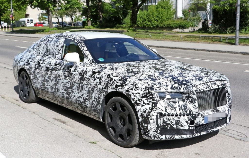 This is a spy shot of the second-gen Ghost spied testing earlier. 
