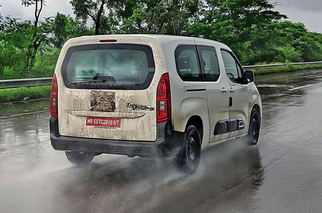 The Berlingo is most likely being used as a test bed for a 1.2-litre turbo-petrol engine for the C-Cubed range from Citroen. 