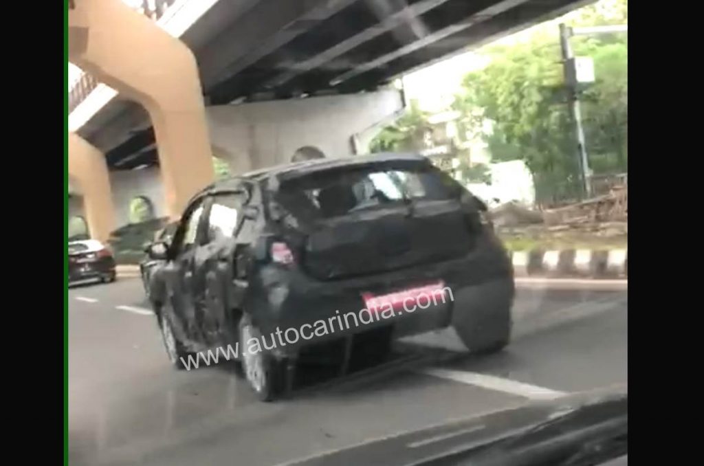 Next-Gen Maruti Suzuki Celerio spied testing; launch in October. 