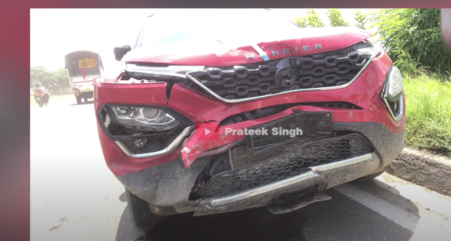 Tata harrier Accident