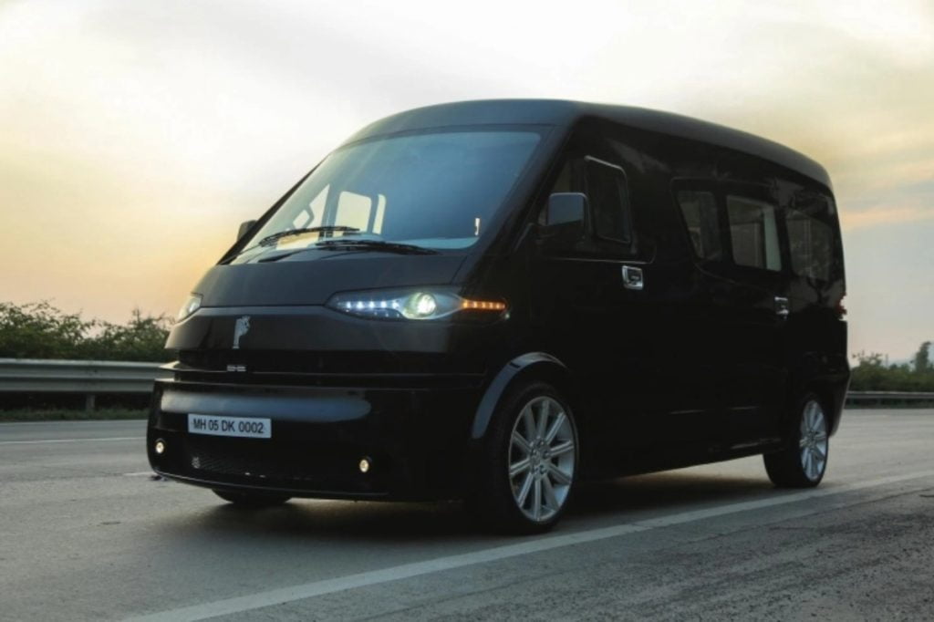 This is a DC2 modified luxury van that was originally a Tata Winger.