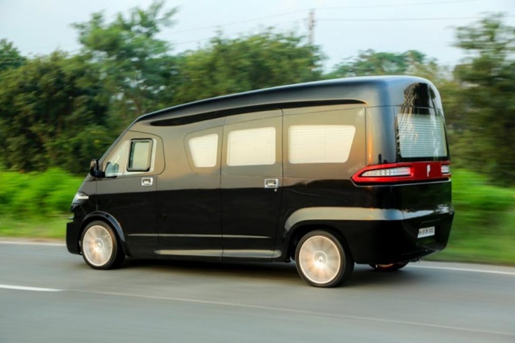 This luxury van gets a completely custom built body work and it looks sensational.