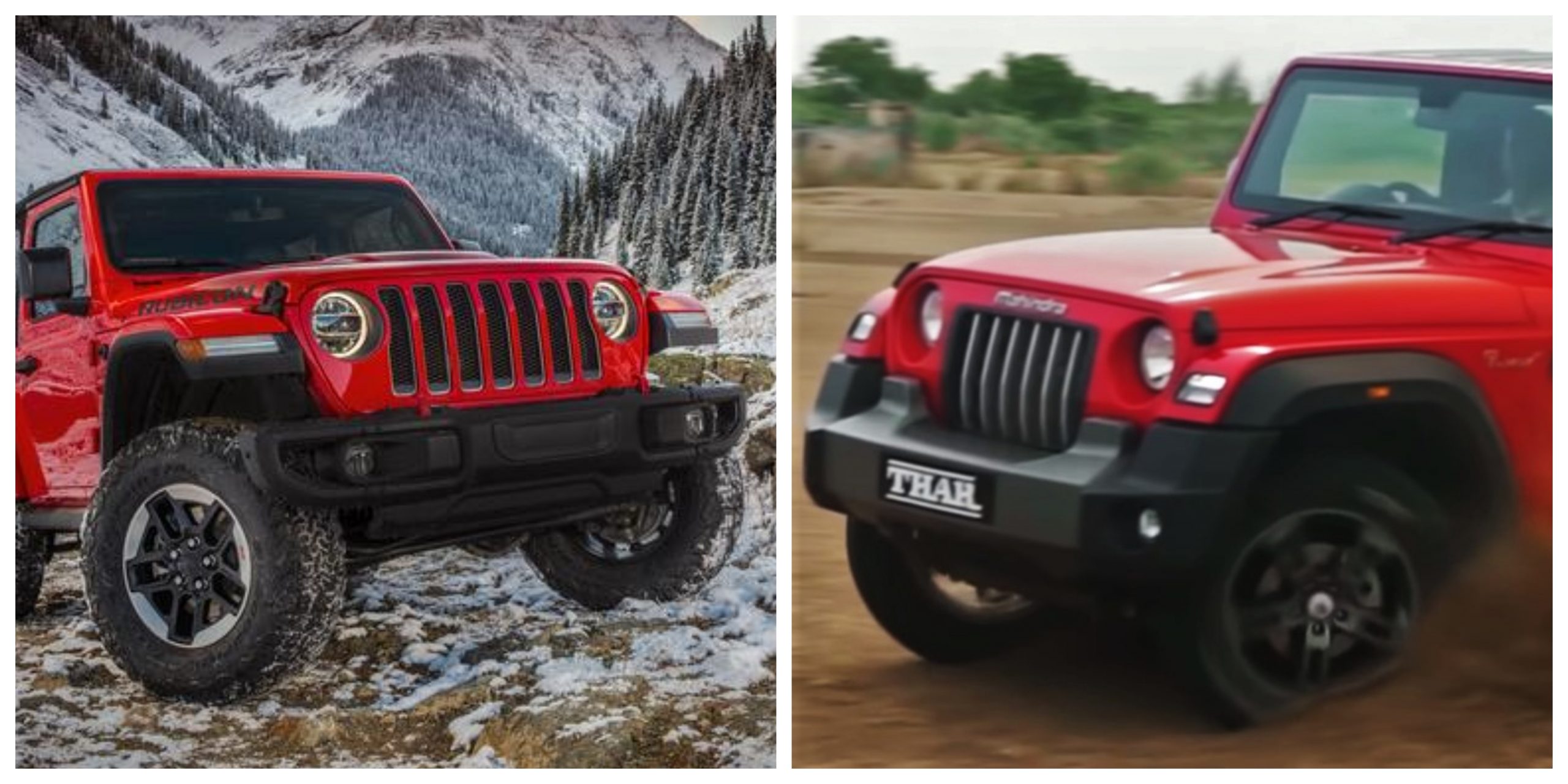 Mahindra Thar vs Jeep Wrangler - Off-Road Specs Comapared!