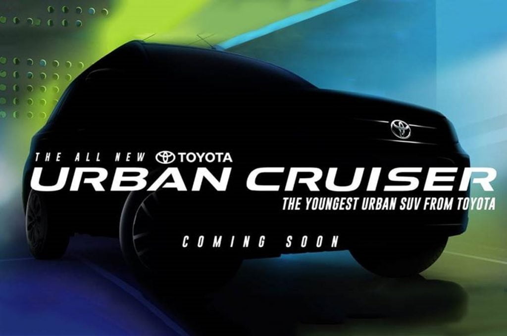Here's the first teaser of the Toyota Urban Cruiser Launching Next Month. 