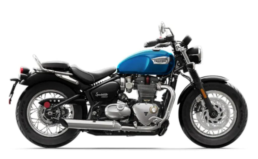  The BS6 Triumph Bonneville Speedmaster has been launched in India for a price of Rs 11.34 lakh for the Jet Black and Cobalt Blue color options. 