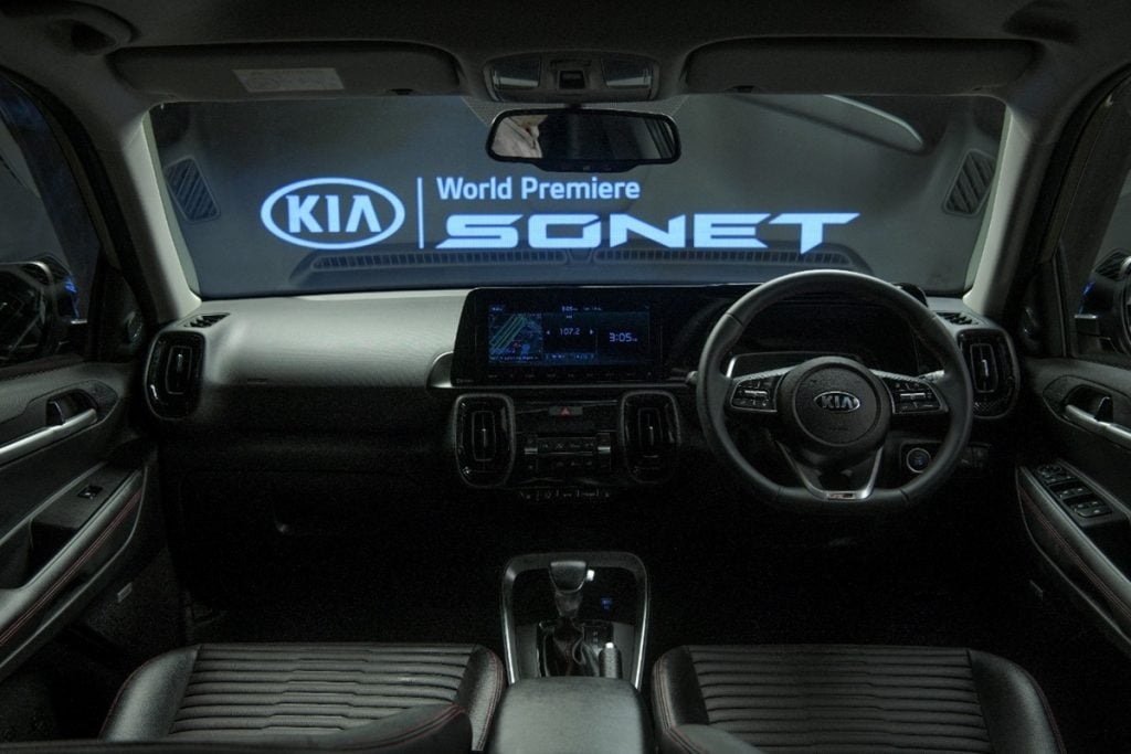 Kia Sonet interiors. 