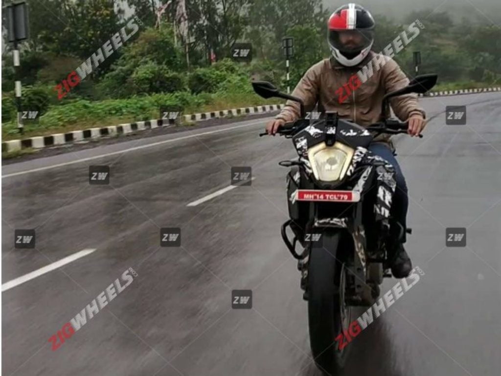 KTM 250 Adventure spied testing in India.