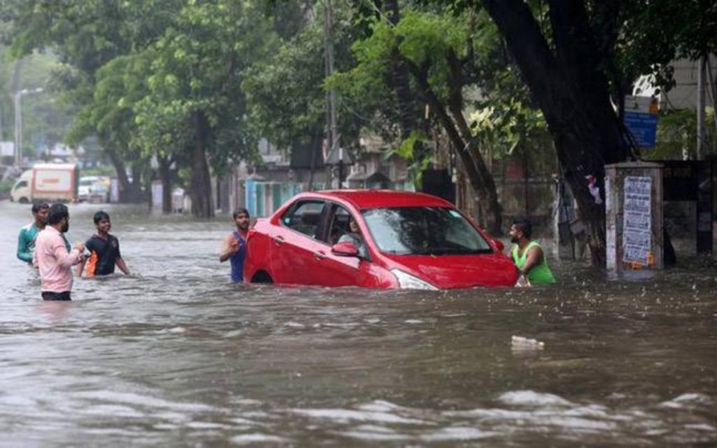 Never attempt to start your car in a heavily flooded road. Call for Road side assistance if your car had been too much under water. 