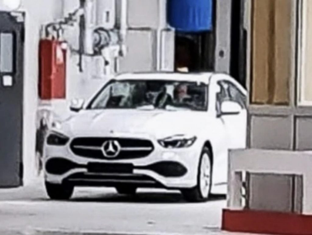 Next-gen Mercedes Benz C-Class spied testing undisguised for the first time and its clearly inspired from the new S-Class. 