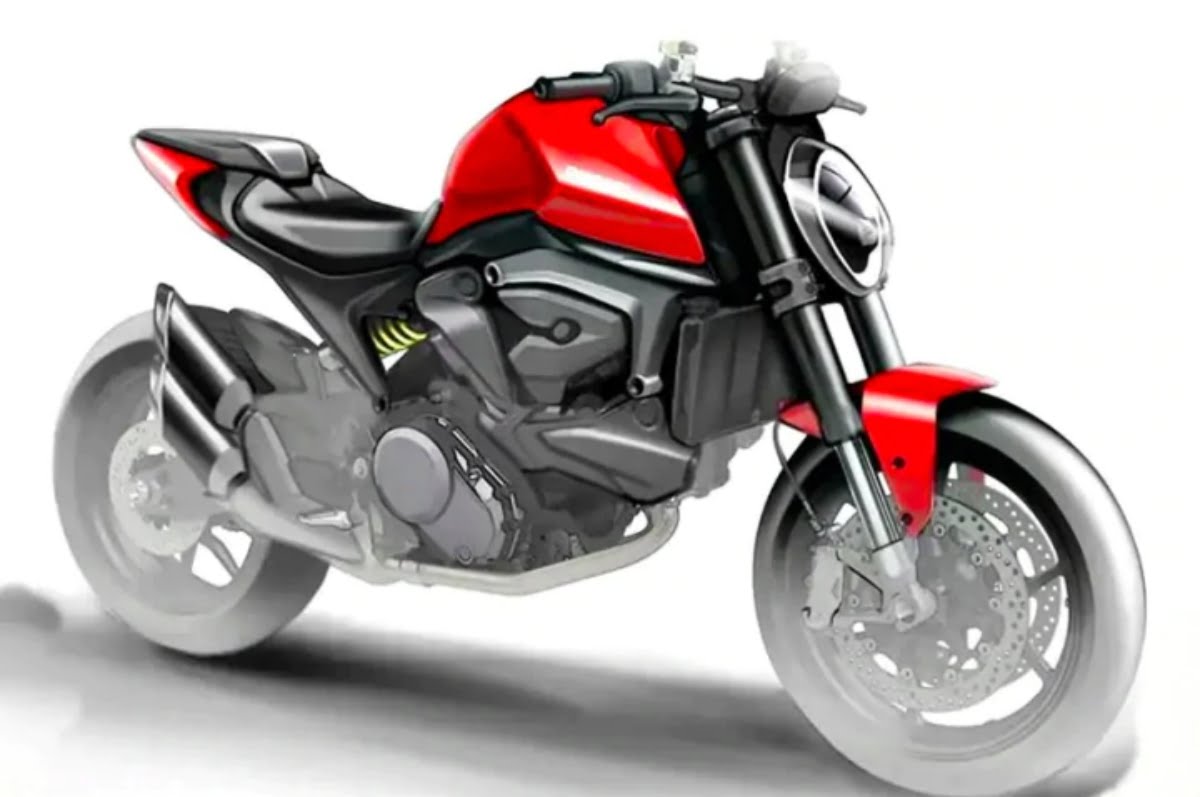Here S Your First Look At The Upcoming 2021 Ducati Monster 821