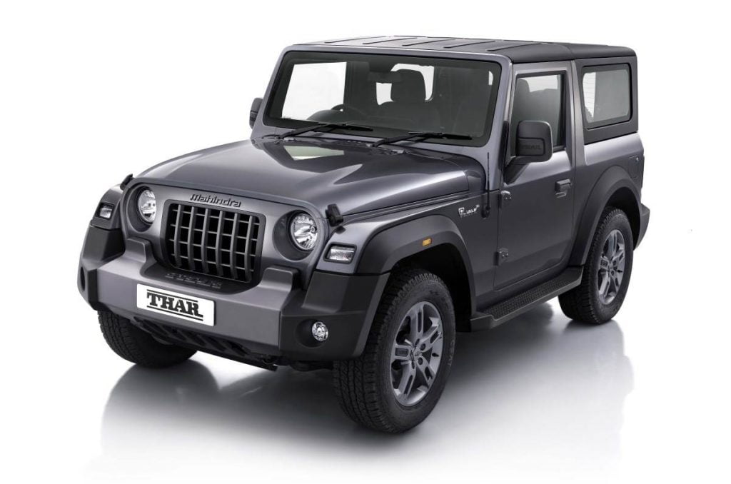 Le nouveau Mahindra Thar est déjà réservé jusqu'en mai 2021, explique le Dr Pawan Goenka. 