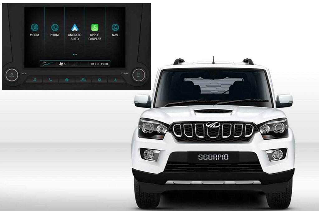 Mahindra Scorpio now available with Android Auto and Apple CarPlay. 