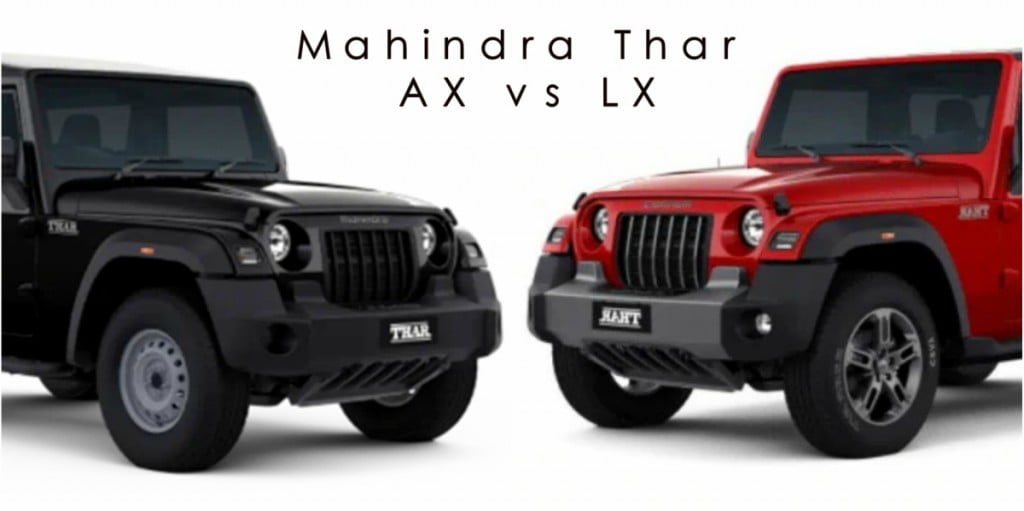 Mahindra-Thar-AX-vs-LX