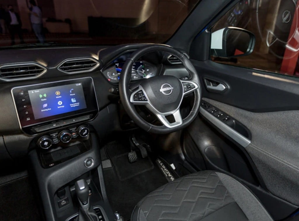 Nissan Magnite interiors and it packs in quite some tech.