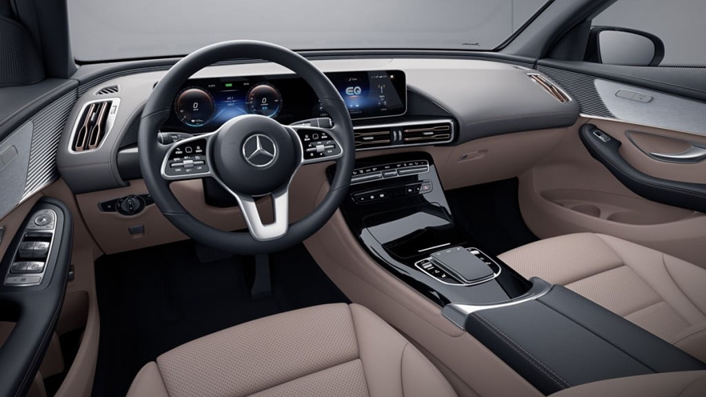 Mercedes-Benz EQC interiors. 