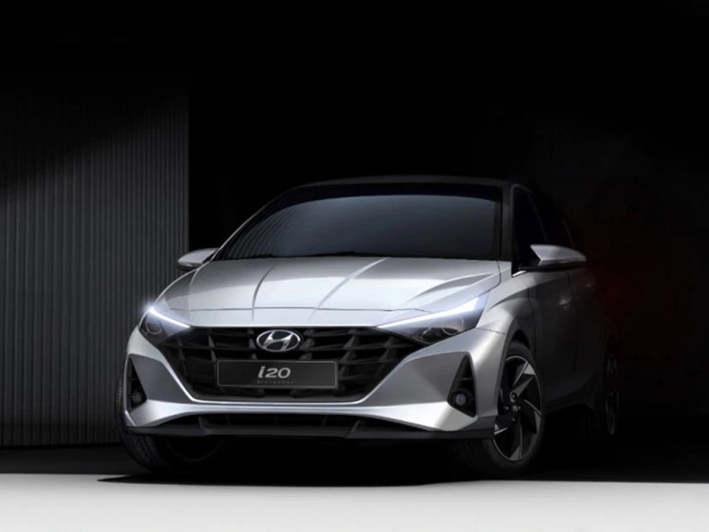 Exterior Sketches of the New Hyundai I20 Bring out the'Sensuous Sportiness' design theme very beautifully!