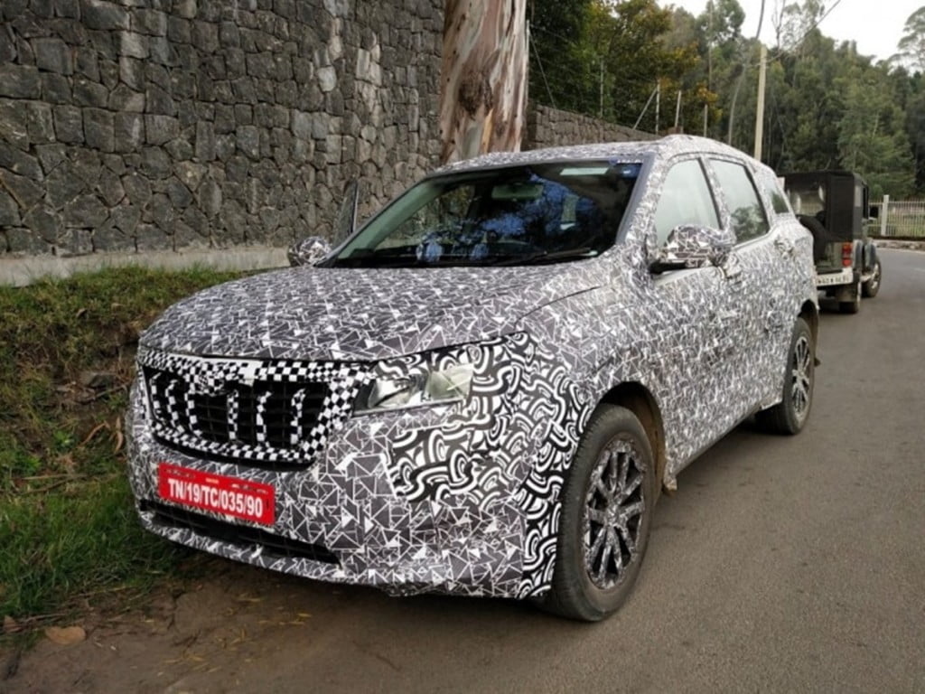 Next gen Mahindra Xuv500 Car Blog India Closer to production Next gen Mahindra Xuv500 Spied Testing for the First Time