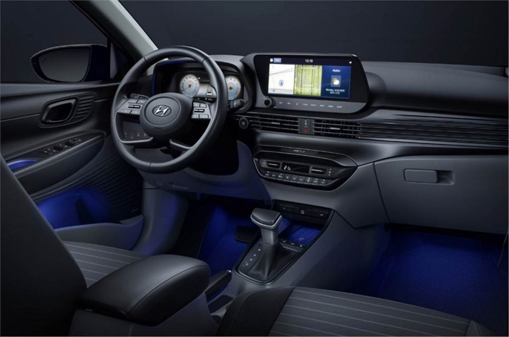 New Hyundai i20 interiors.