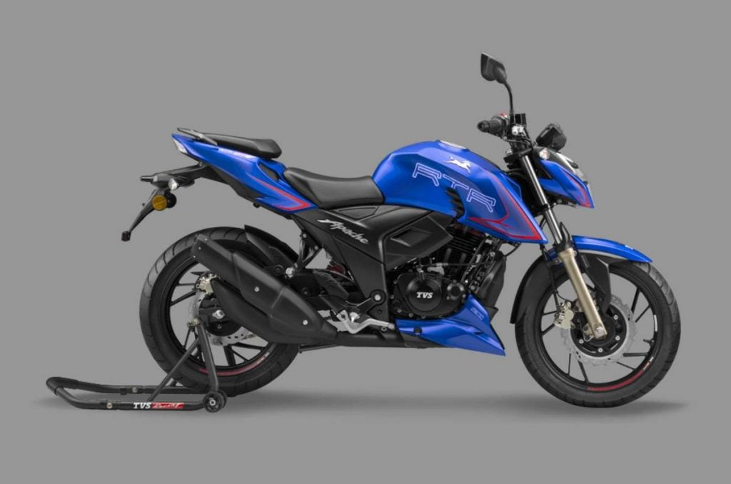 TVS a lancé une toute nouvelle Apache RTR 200 4V qui est maintenant la moto la plus abordable du marché indien avec des modes de conduite et une suspension réglable.