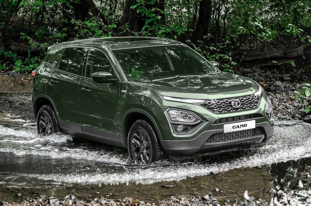 Prices for the Tata Harrier Camo Edition start from Rs 16.50 and go up to Rs 20.30 lakh.