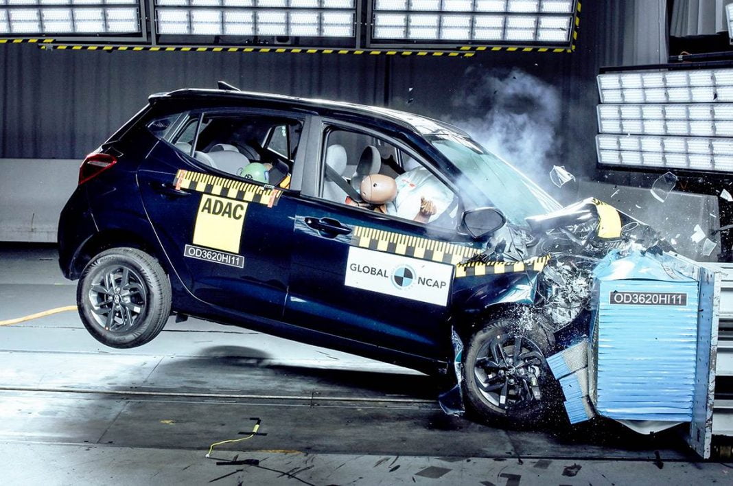 Hyundai Grand i10 Nios Scores a Poor 2star Safety Rating at Global