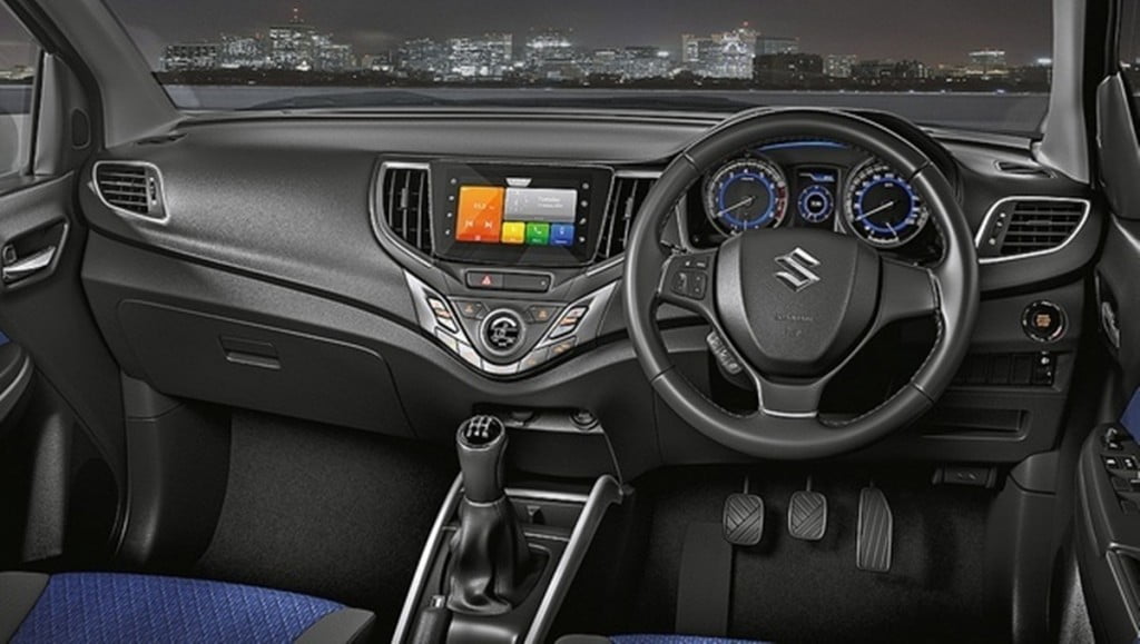 Maruti Suzuki Baleno interiors. 