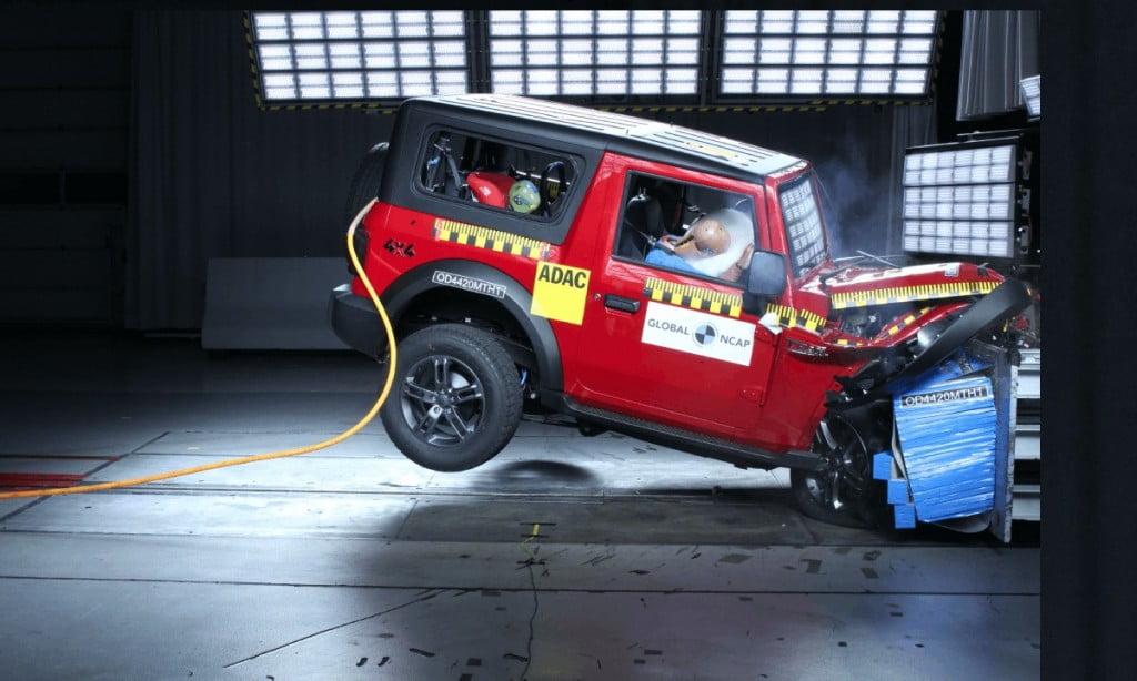 Mahindra thar Car Blog India Mahindra Thar Global Ncap Crash Test