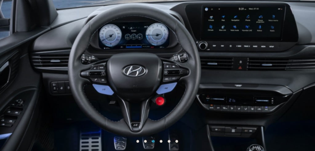 Hyundai i20 N interior