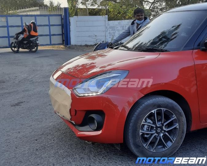 Maruti suzuki swift spied Car Blog India Maruti Suzuki Swift Spy