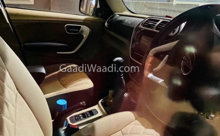 Mahindra TUV300 Plus Spy Shot - Interior