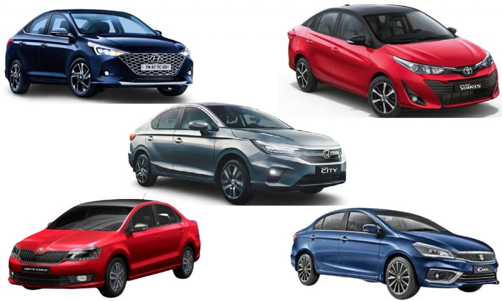 Executive Sedans City Verna Rapid Ciaz Yaris