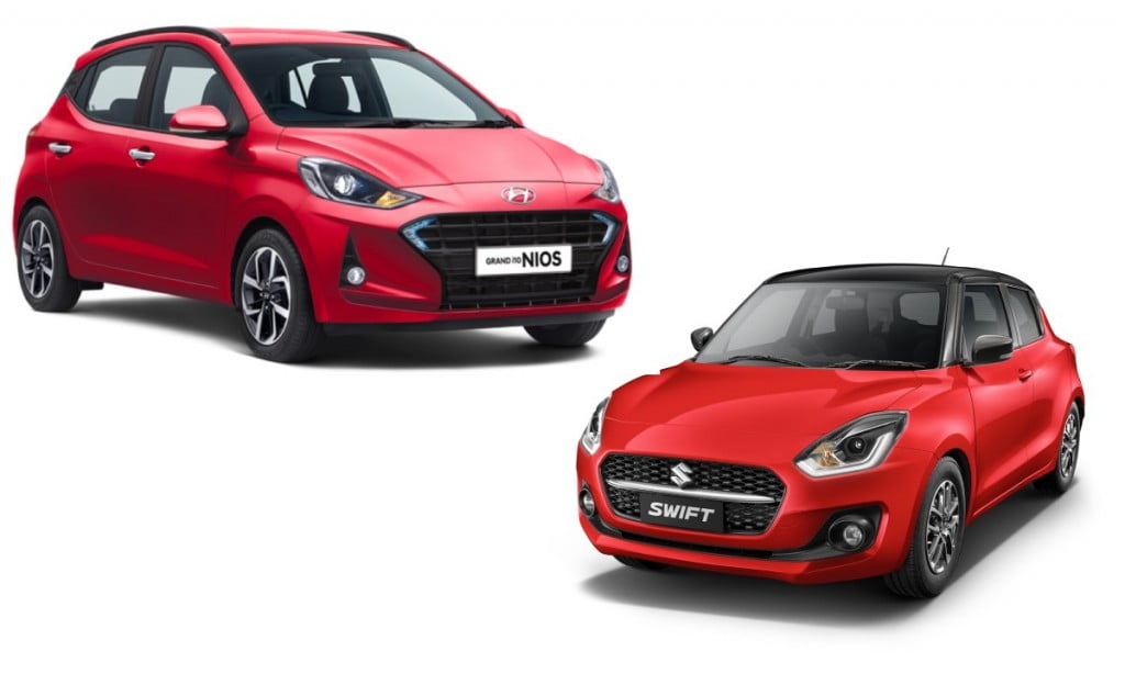 Maruti Suzuki Swift vs Hyundai Grand i10