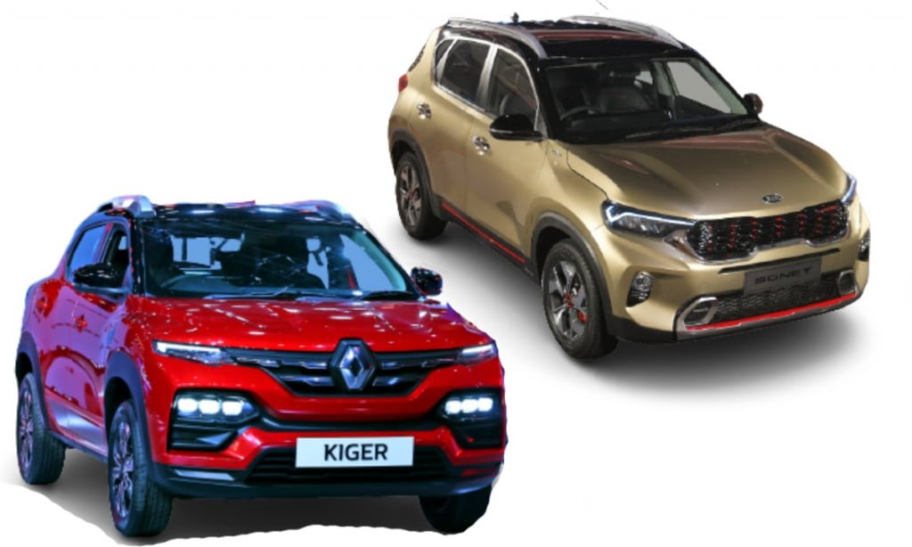 Renault Kiger vs Kia Sonet