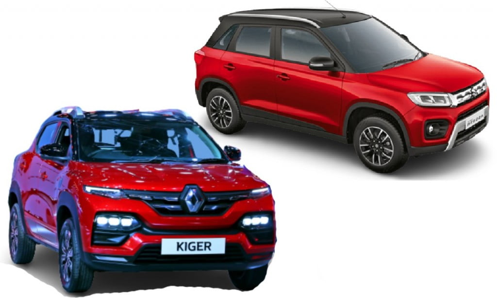 Renault kiger vs maruti suzuki vitara brezza Car Blog India