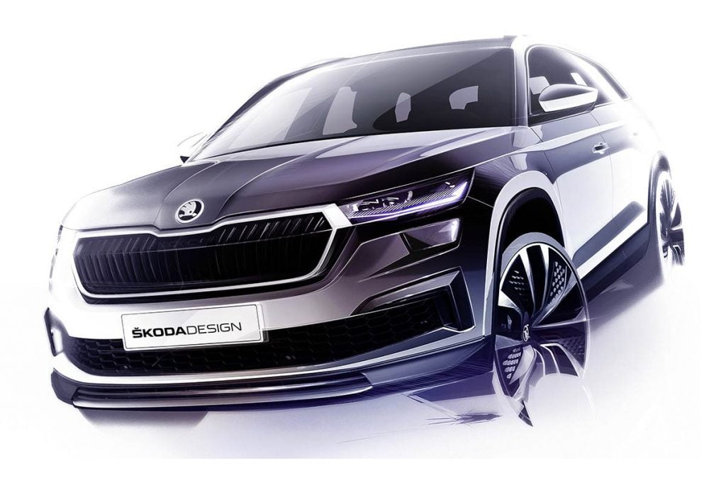 Skoda Kodiaq Design Sketch