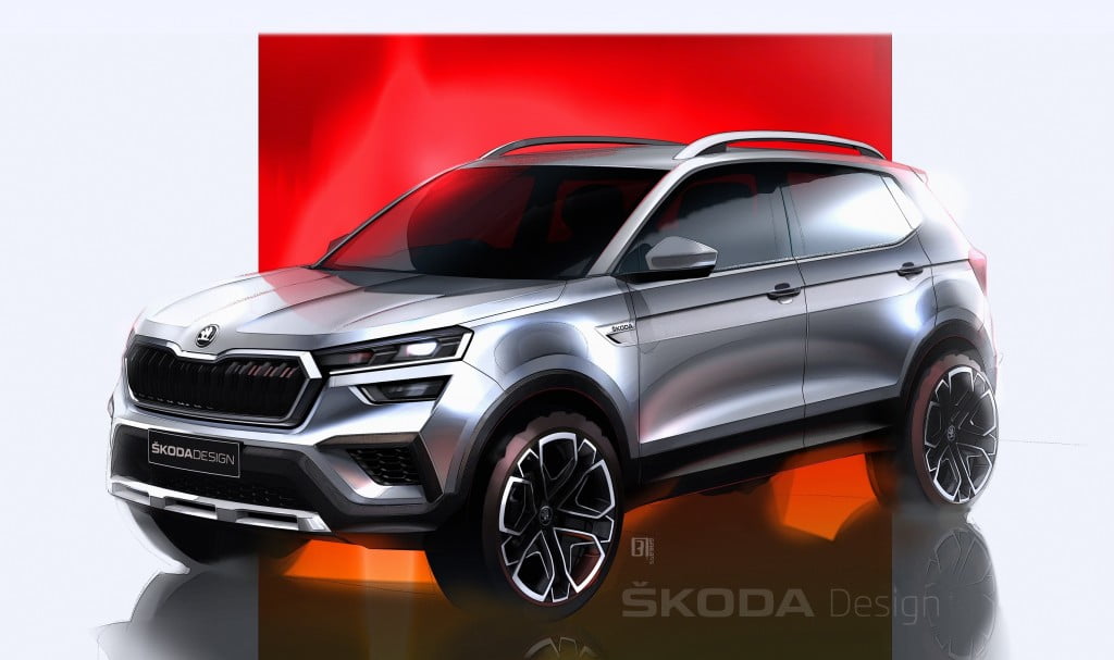 Skoda Kushaq Sketch