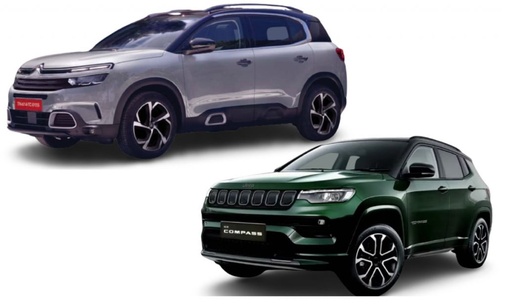 Citroen C5 Aircross Interiors vs Jeep Compass
