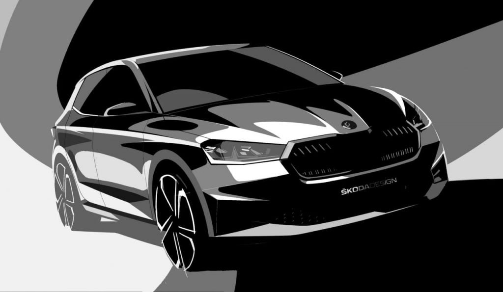 Skoda Fabia Design Sketches