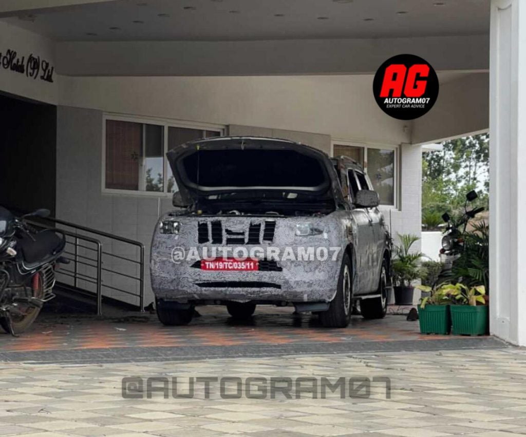 Mahindra Scorpio Spy Image