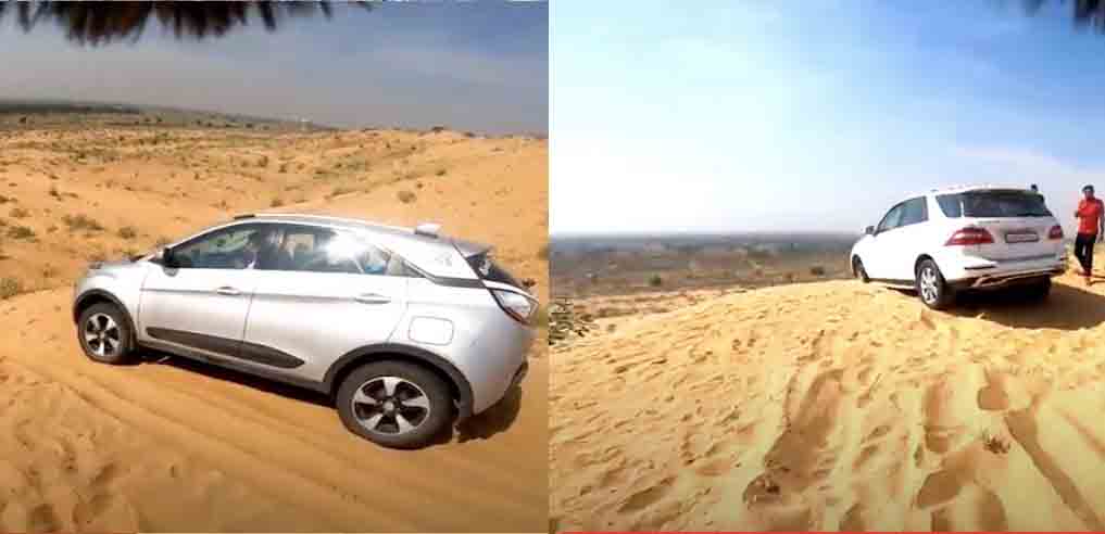 Tata Nexon vs mercedes gle off roading