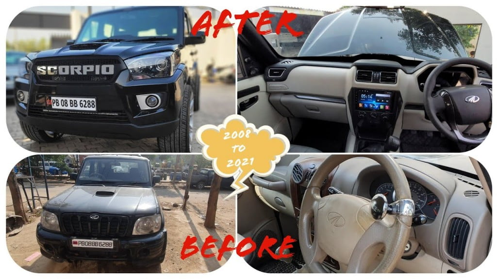 2008 Mahindra Scorpio Modified to 2021 Model Car Blog India 2008 Mahindra Scorpio Modified to 2021 Model