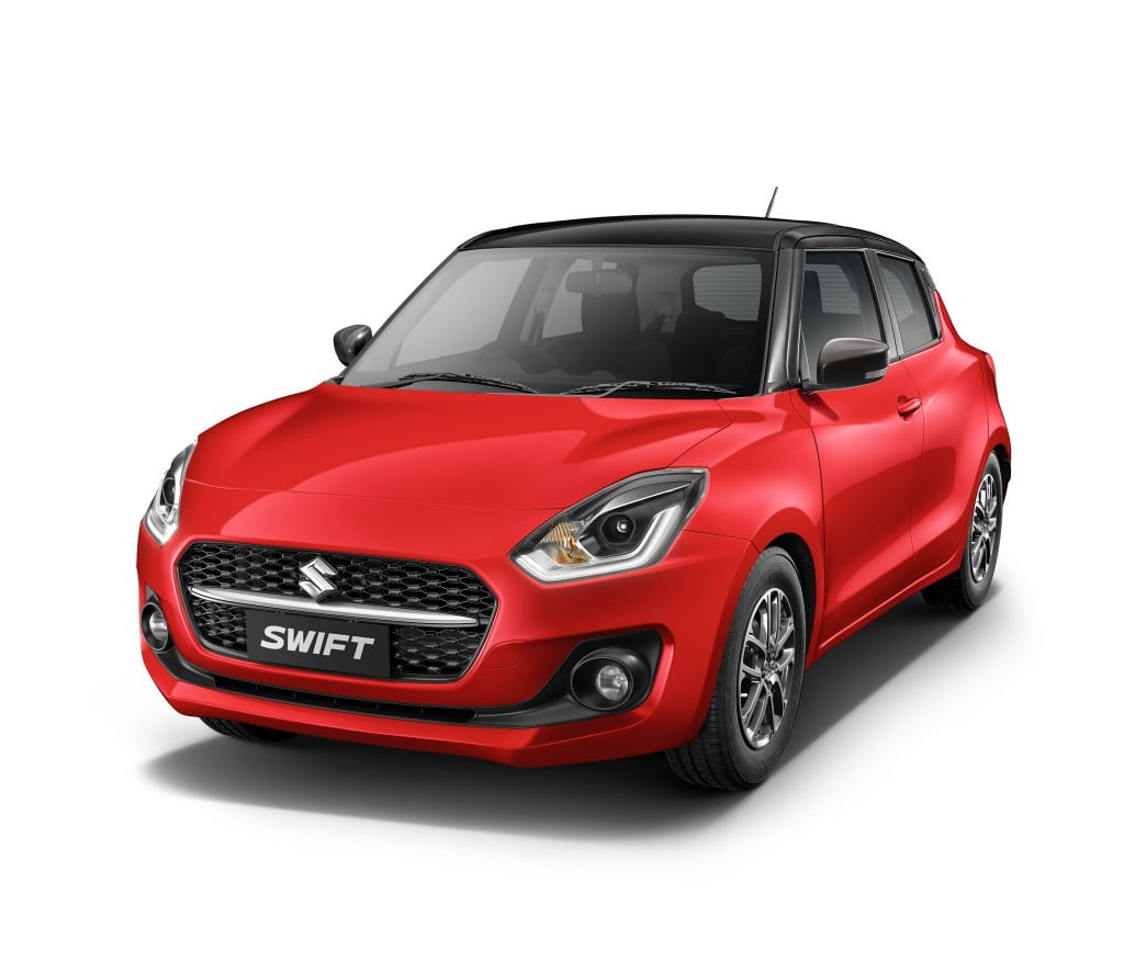 Maruti Swift Front Three Quarters Red