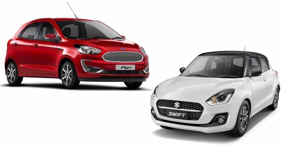 2021 ford figo automatic vs maruti swift amt