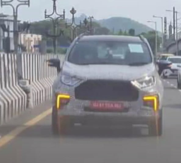 2021 Ford EcoSport facelift Spy Image