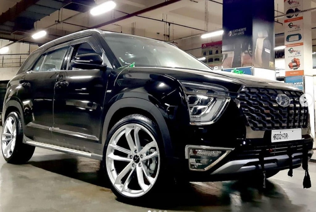 Hyundai alcazar 20 inch alloys Car Blog India Hyundai Alcazar 20 inch Alloy Wheels