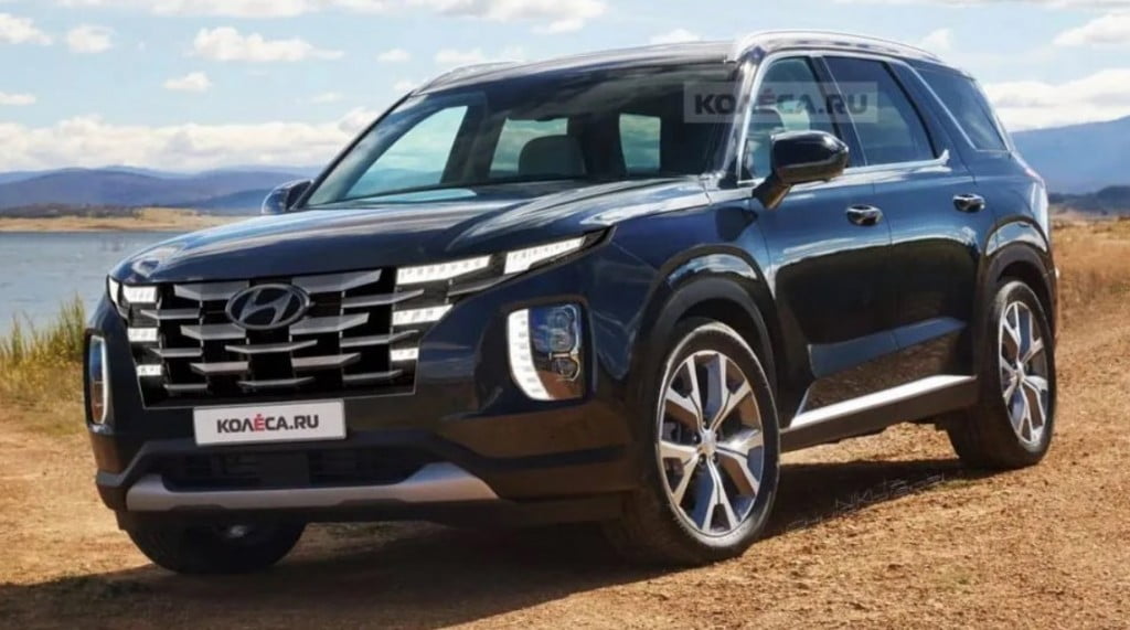 Hyundai palisade render Car Blog India Hyundai Palisade Design Concept