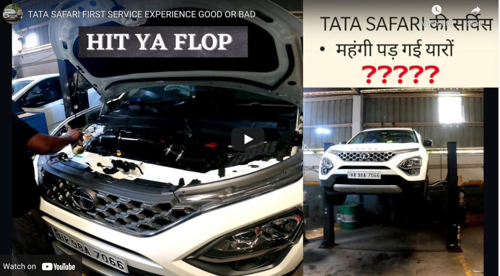 Tata Safari Service Experience