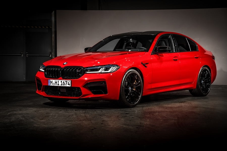BMW M5 Competition Exteriors Red Front